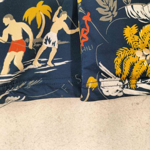 イオラニ IOLANI 総柄 アロハシャツ メンズ M