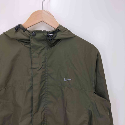 ナイキ NIKE 00s スウォッシュロゴ フーデッドナイロンジャケット メンズ JPN:L