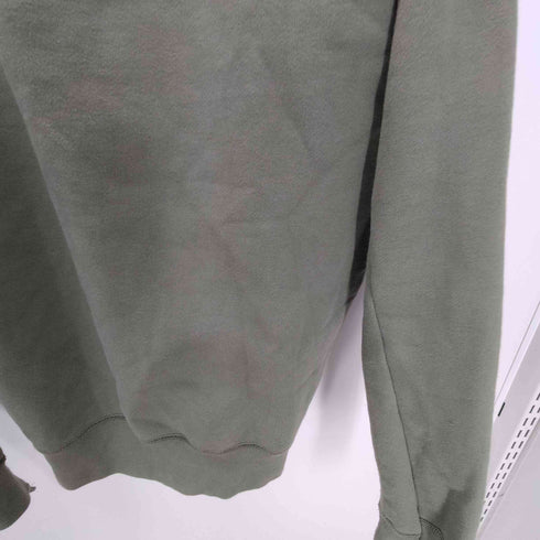 YUKI UEDA HOMME ユキウエダ オム レザー エルボーパッチ 切替 クルーネック スウェット トレーナー メンズ JPN:1