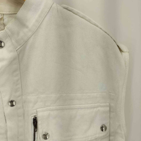 ユナイテッドカラーズオブベネトン UNITED COLORS OF BENETTON イタリア製 エポレット付 デニムベスト メンズ