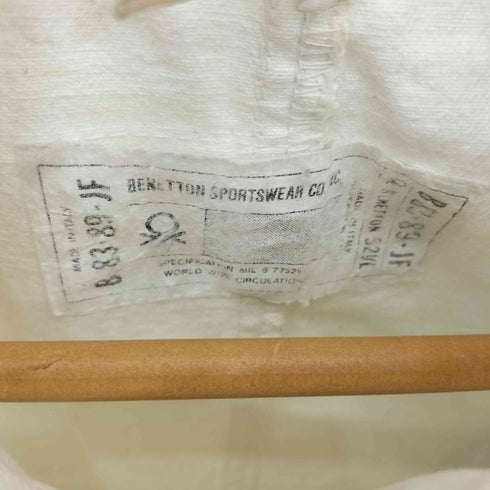 ユナイテッドカラーズオブベネトン UNITED COLORS OF BENETTON イタリア製 エポレット付 デニムベスト メンズ