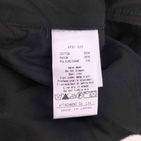 カズユキクマガイアタッチメント KAZUYUKI KUMAGAI ATTACHMENT アンクルテーパードパンツ メンズ JPN:3