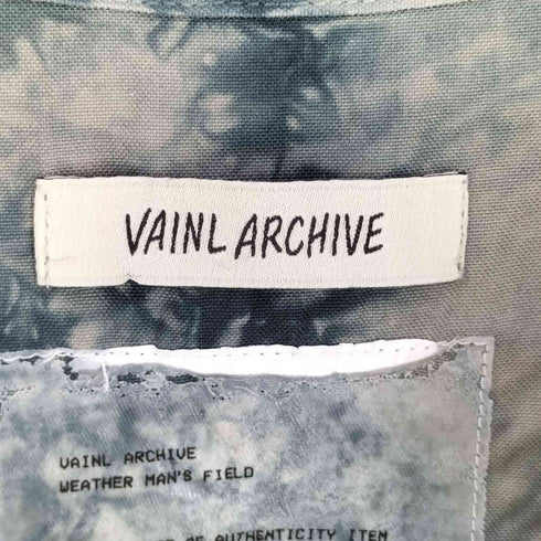 ヴァイナルアーカイブ VAINL ARCHIVE GRAB-SH-D DYED シャツ メンズ import:L