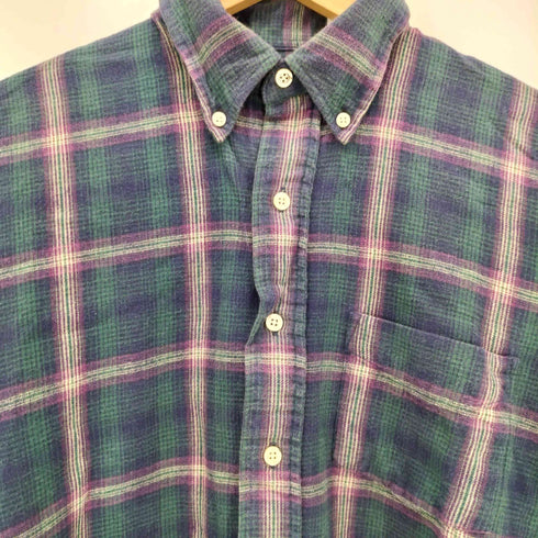 エルエルビーン L.L.Bean 90S ボタンダウン L/S チェックシャツ メンズ