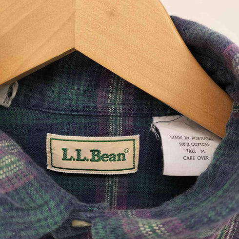エルエルビーン L.L.Bean 90S ボタンダウン L/S チェックシャツ メンズ