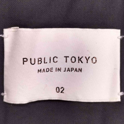 パブリックトウキョウ PUBLIC TOKYO センタープレス タフスラ フレアスラックス メンズ JPN:2