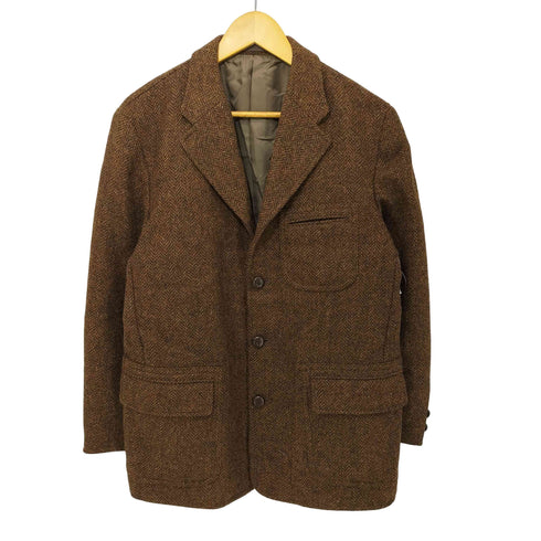 タケオキクチ TAKEO KIKUCHI MAUL RUCK バスケットボタン ウール100 ツイード 4B テーラードジャケット メンズ JPN:2