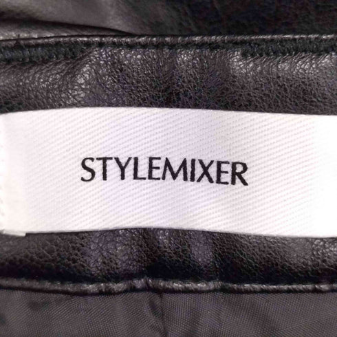 スタイルミキサー STYLEMIXER フェイクレザートラウザーズ レディース JPN:M