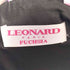 レオナール LEONARD ラクーンファー 花柄 レザー切替 ダウンコート レディース 40