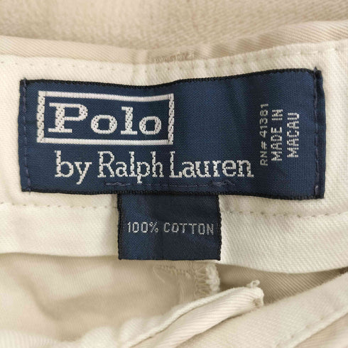 ポロバイラルフローレン Polo by RALPH LAUREN 00S コットン ノータックチノパンツ メンズ