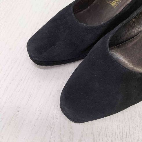 サルヴァトーレフェラガモ Salvatore Ferragamo スエード ヒールパンプス レディース