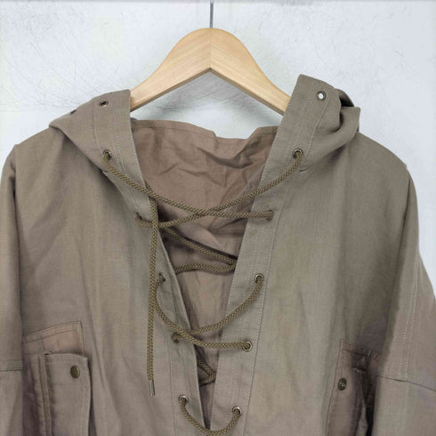 カラー kolor 16SS lace up Smock Parka pants レースアップスモックパーカー アノラック ショートパンツ リネン メンズ 3