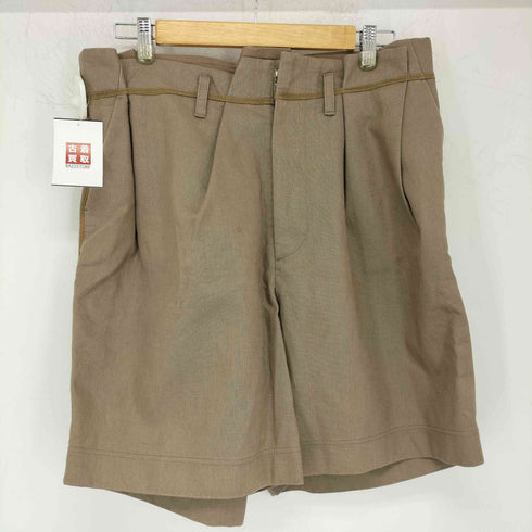 カラー kolor 16SS lace up Smock Parka pants レースアップスモックパーカー アノラック ショートパンツ リネン メンズ 3