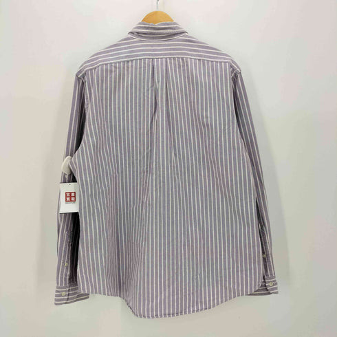 ラルフローレン RALPH LAUREN 90S CUSTOM FIT ポニー 刺繍 ストライプ ボタンダウン L/S シャツ メンズ import:XL
