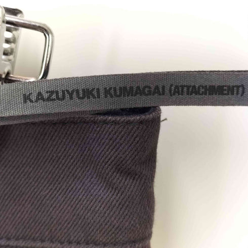 カズユキクマガイアタッチメント KAZUYUKI KUMAGAI ATTACHMENT コットンモダールストレッチデニムサルエルパンツ メンズ JPN:3
