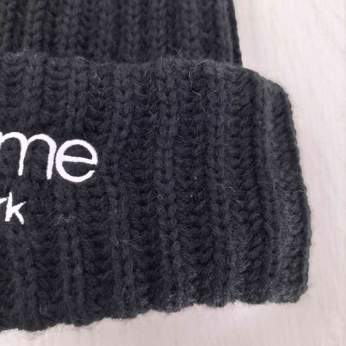 シュプリーム Supreme 24AW CLASSIC LOGO CHUNKY RIBBED BEANIE メンズ