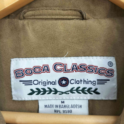 BOCA CLASSICS フェイクスエード ジップアップ ブルゾン メンズ import:M