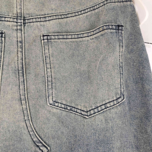11SHOP97 ダメージデニムスカート レディース JPN:S