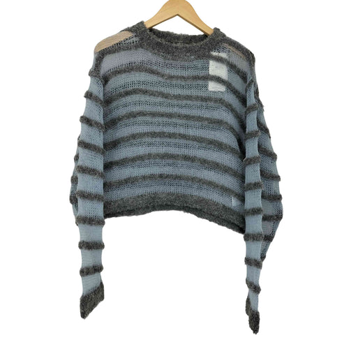 fun fashion future ボーダー ゆるニット レディース JPN:M