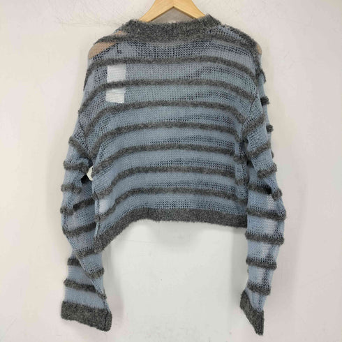 fun fashion future ボーダー ゆるニット レディース JPN:M