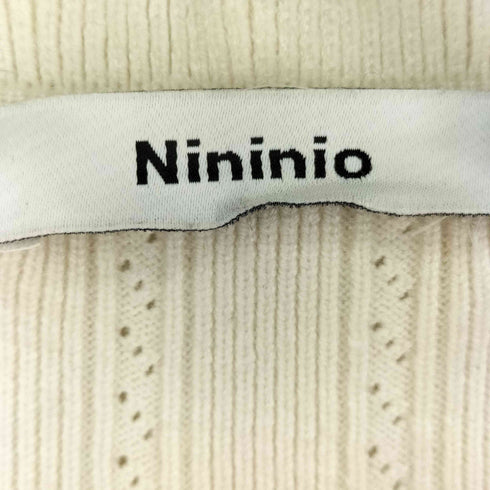 NININIO シアーティアードドッキングニットワンピース レディース JPN:M