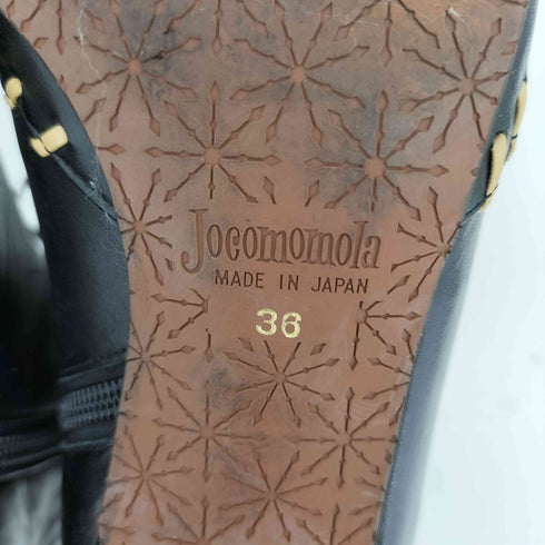 ホコモモラ Jocomomola レザーヒールブーツ レディース 36