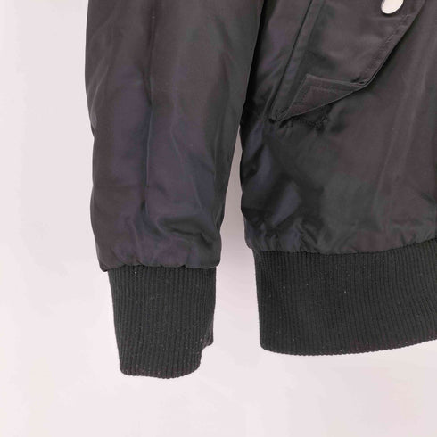 ザラ ZARA フェイクファーリバーシブルボンバージャケット メンズ JPN:M