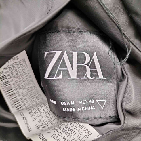 ザラ ZARA フェイクファーリバーシブルボンバージャケット メンズ JPN:M