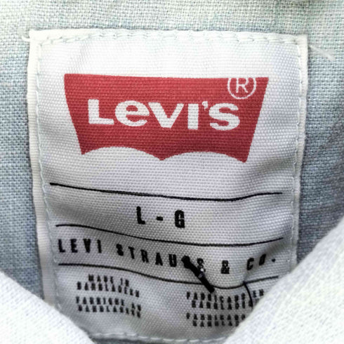 リーバイス Levis MODERN FIT スナップボタン ウエスタン デニムシャツ メンズ import:L