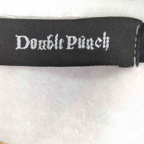 DOUBLE PUNCH フロントプリントジップスタッズデザインスウェット レディース JPN:M