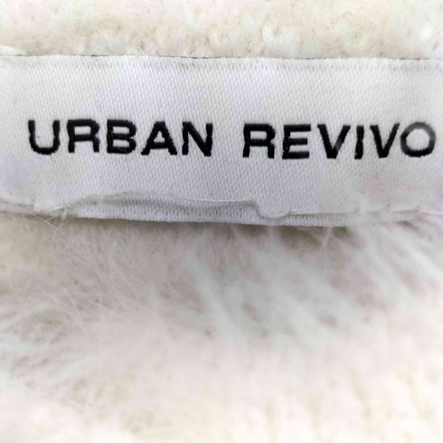 アーバン レヴィヴォ URBAN REVIVO シャギーニットカーディガン レディース