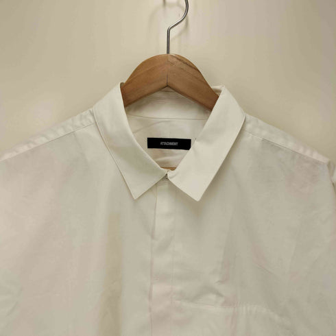 アタッチメント ATTACHMENT シルク混タイプライターシャツ メンズ JPN:4