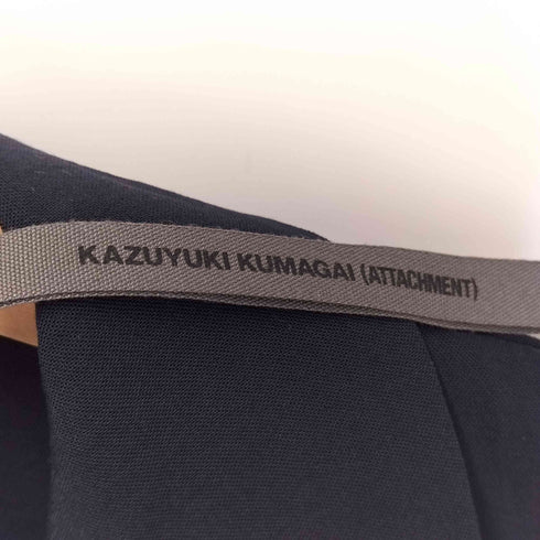 カズユキクマガイアタッチメント KAZUYUKI KUMAGAI ATTACHMENT サバンナポプリン ドロップショルダーオープンカラーシャツS/S メンズ JPN:3
