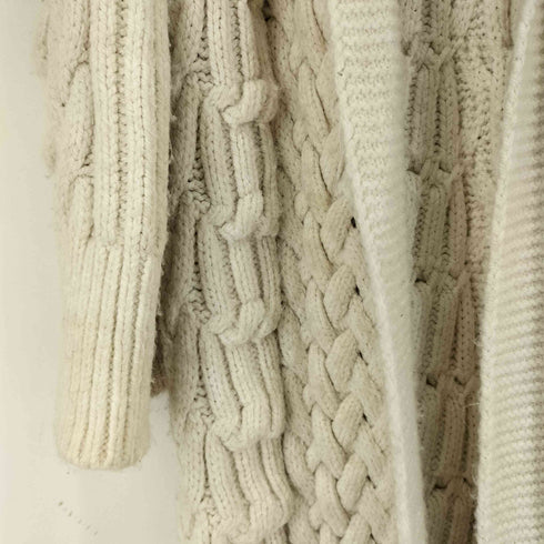 ザラ ZARA ケーブルニットコート レディース import:S