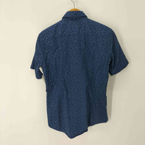 ヒューゴボス HUGO BOSS SLIM FIT カモメ柄 半袖シャツ メンズ JPN:S