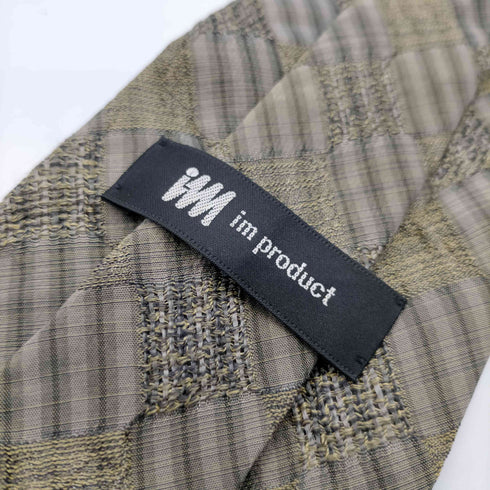アイムプロダクトイッセイミヤケ im product ISSEY MIYAKE ダイヤ 総柄 絹 シルク 100% ネクタイ メンズ
