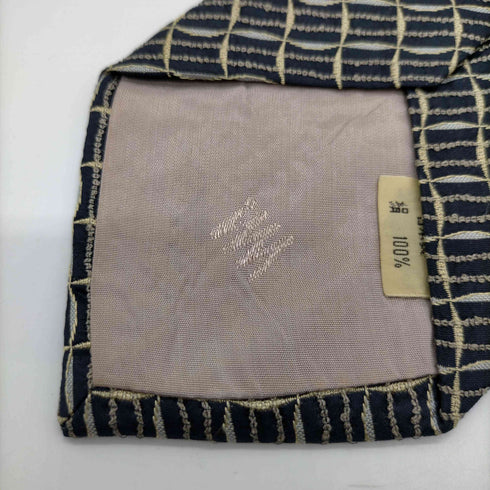 アイムプロダクトイッセイミヤケ im product ISSEY MIYAKE 刺繍 総柄 絹 シルク 100% ネクタイ メンズ