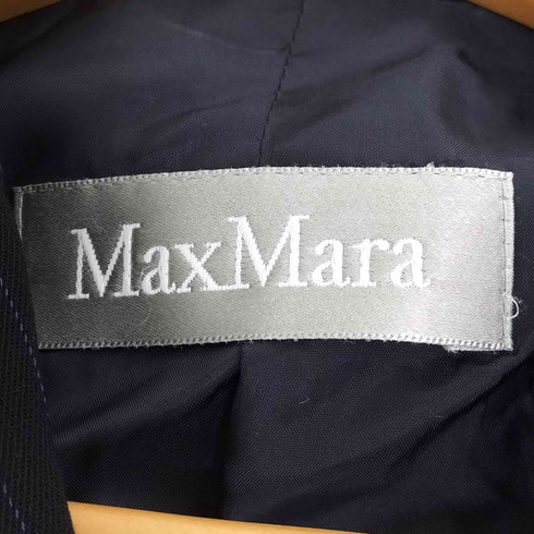 マックスマーラ MAX MARA 銀タグ ピンストライプ ダブルテーラードジャケット スラックス セットアップ レディース 42