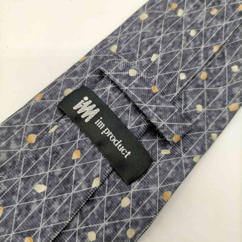 アイムプロダクトイッセイミヤケ im product ISSEY MIYAKE 水玉 ドット 総柄 絹 シルク 100% ネクタイ メンズ