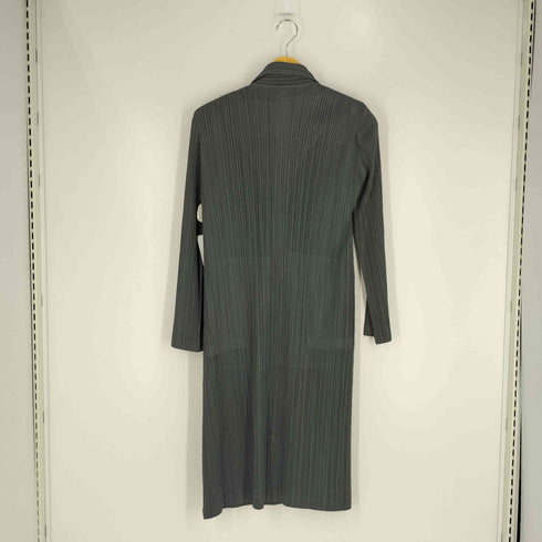 プリーツプリーズイッセイミヤケ PLEATS PLEASE ISSEY MIYAKE 14AW プリーツ ロングコート レディース JPN:2