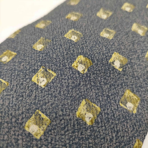 アイムプロダクトイッセイミヤケ im product ISSEY MIYAKE ブロック 総柄 絹 シルク 100% ネクタイ メンズ