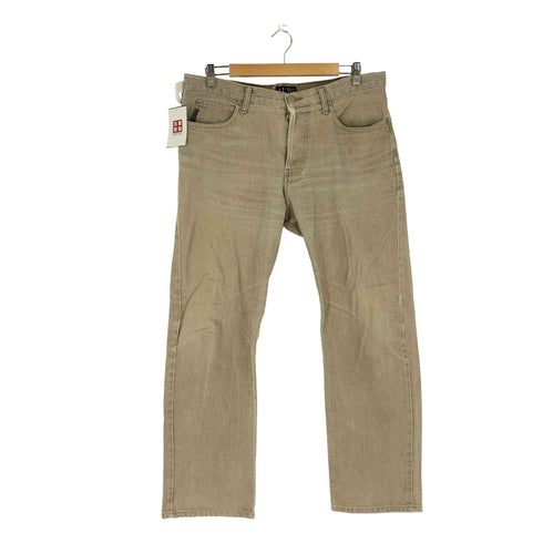 アルマーニジーンズ ARMANI JEANS イタリア製 ダメージ ストレートデニム メンズ FR:36-38