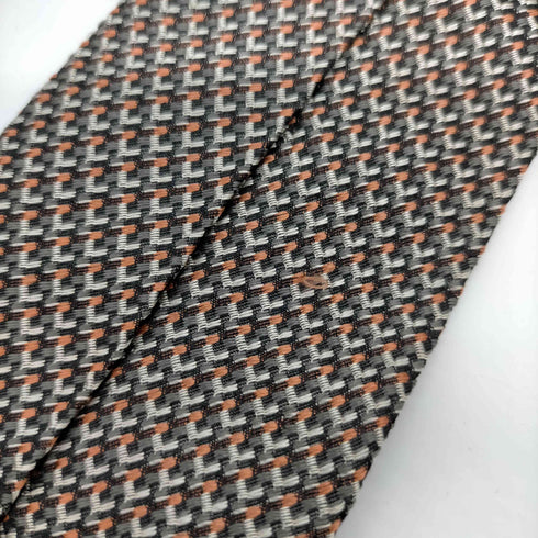 アイムプロダクトイッセイミヤケ im product ISSEY MIYAKE かぎ編み 総柄 絹 シルク 100% ネクタイ メンズ