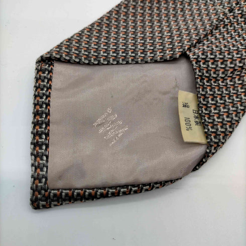 アイムプロダクトイッセイミヤケ im product ISSEY MIYAKE かぎ編み 総柄 絹 シルク 100% ネクタイ メンズ