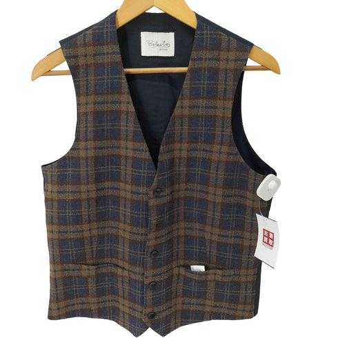 エディフィス EDIFICE チェック柄ベスト メンズ