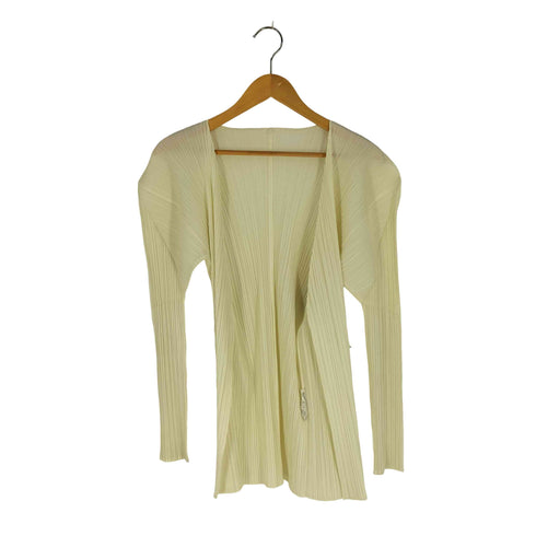 プリーツプリーズイッセイミヤケ PLEATS PLEASE ISSEY MIYAKE 90S 変形 プリーツカーディガン レディース JPN:3