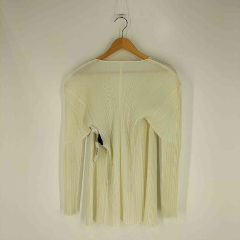 プリーツプリーズイッセイミヤケ PLEATS PLEASE ISSEY MIYAKE 90S 変形 プリーツカーディガン レディース JPN:3