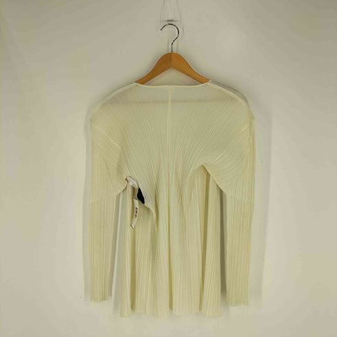 プリーツプリーズイッセイミヤケ PLEATS PLEASE ISSEY MIYAKE 90S 変形 プリーツカーディガン レディース JPN:3