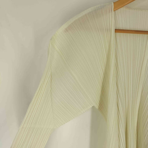 プリーツプリーズイッセイミヤケ PLEATS PLEASE ISSEY MIYAKE 90S 変形 プリーツカーディガン レディース JPN:3