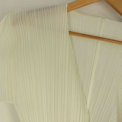 プリーツプリーズイッセイミヤケ PLEATS PLEASE ISSEY MIYAKE 90S 変形 プリーツカーディガン レディース JPN:3